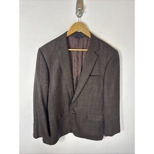 Brooks Brothers Regent 44R Men’s Sport Coat Brown Wool Italy Lanificio di Pray